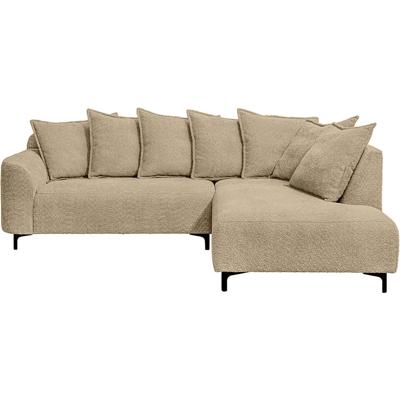 Leen Bakker - Hoekbank Elsa Rechts - Anthology - Stof - Taupe - 204x243x84 Cm