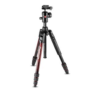 Manfrotto MKBFRTA4RD-BH Befree Aluminium Tripod Kit Rood