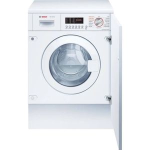 BOSCH WKD28543FR SER6 volledig geïntegreerde was-droogcombinatie - 7 kg / 4 kg - Inductie - L60cm - 1355 tpm - Wit