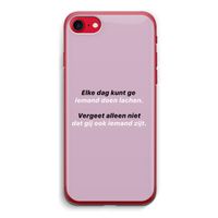 gij zijt ook iemand: iPhone SE 2020 Transparant Hoesje