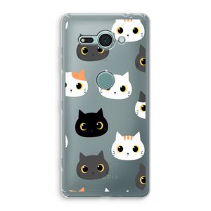 Katten: Sony Xperia XZ2 Compact Transparant Hoesje