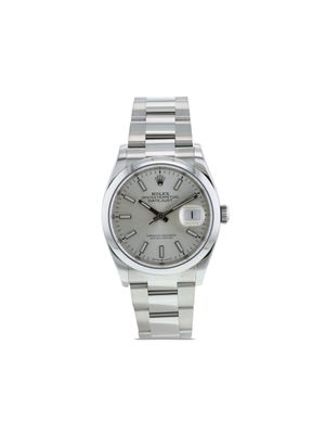 Rolex montre Datejust 36 mm pre-owned (2019) - Argent