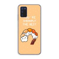 You're Shrimply The Best: Samsung Galaxy A03s Transparant Hoesje