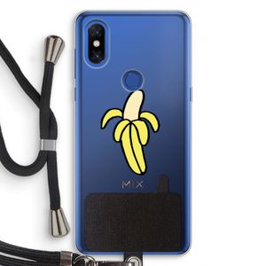 Banana: Xiaomi Mi Mix 3 Transparant Hoesje met koord