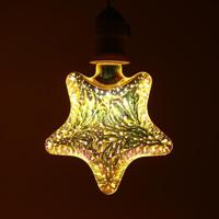 E27 4W IP65 waterdicht stervorm Warm witte 3D Fireworks LED lamp 2700K 48 LEDs SMD 2835 Vintage sfeer decoratie Art Lamp AC 85-265V