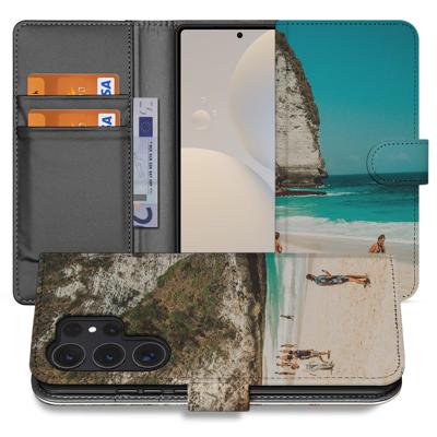 Book Case Hoesje Maken Samsung Galaxy S25 Ultra | Eigen telefoonhoesje ontwerpen | Op maat gemaakt