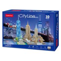 Cubic Fun 3d puzzel city line new york city