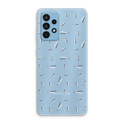 Hipster stripes: Samsung Galaxy A52 Transparant Hoesje