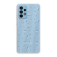 Hipster stripes: Samsung Galaxy A52 Transparant Hoesje