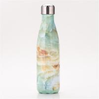 Thermische beker vacuüm kolf warmte waterfles draagbare RVS sport ketel capaciteit: 500ml (Agaat groen)