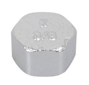 Kirchhoff Messing eindkappen, chroom, 3/4"IT - 989433155