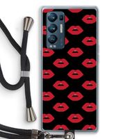 Lips: Oppo Find X3 Neo Transparant Hoesje met koord