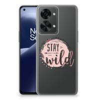 OnePlus Nord 2T Telefoonhoesje met Naam Boho Stay Wild