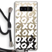 XOXO: Samsung Galaxy Note 8 Transparant Hoesje met koord