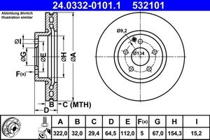 Powerdisc Remschijf 24033201011