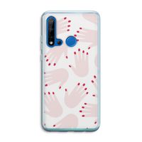 Hands pink: Huawei P20 Lite (2019) Transparant Hoesje