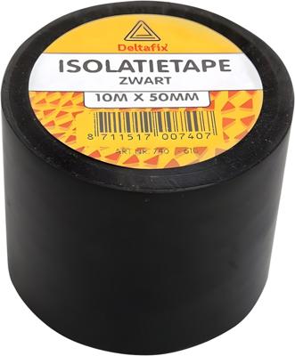 Isolatieband zwart 50mmx10m - Deltafix