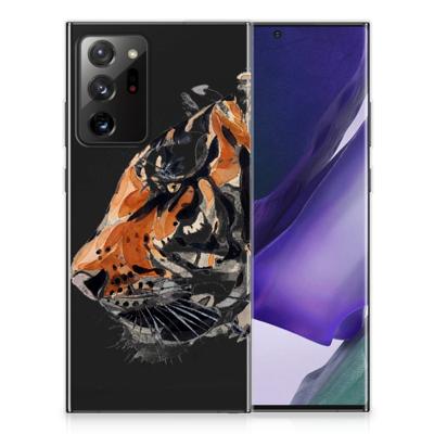 Smartphone hoesje Samsung Galaxy Note20 Ultra Watercolor Tiger