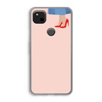 High heels: Google Pixel 4a Transparant Hoesje