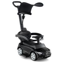 3-In-1 Duwauto voor Kinderen Gelicenseerde Mercedes-Benz Speelgoedauto met Verstelbare Kap en Stuurstang Schuifauto met Geluid