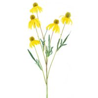 Rudbeckia spray yellow 90 cm kunstbloemen