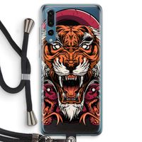 Tiger and Rattlesnakes: Huawei P20 Pro Transparant Hoesje met koord