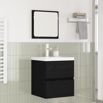 Badkamermeubelset met lade 3 pcs Artisan eiken en Wit Medium