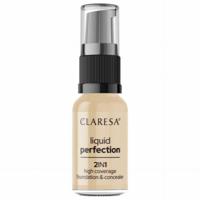 Claresa liquid perfection 2-in-1 concealer en foundation 103.5 light nude 18gr.