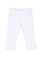 Il Gufo pantalon en coton à coupe droite - Blanc