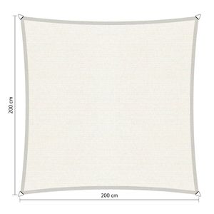 Shadow Comfort vierkant 2x2m Arctic White met Bevestigingsset