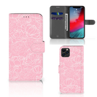 Apple iPhone 11 Pro Max Hoesje White Flowers - thumbnail