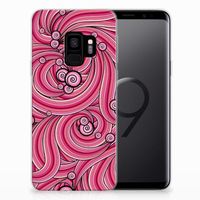 Samsung Galaxy S9 Hoesje maken Swirl Pink