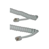 Xccess Krulsnoer RJ10 Wit