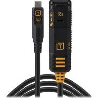 Tether Tools TetherPro Optima 10G USB-C TetherBoost Locking Extension Cable, 4.8m Black