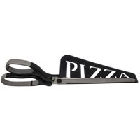 Pizzaschaar/schep zwart 30 cm