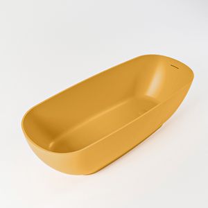 Vrijstaand Bad MONDIAZ ROCK 170x70cm Kleur Ocher / Ocher