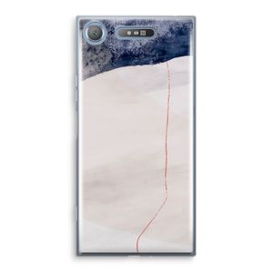 Stone White: Sony Xperia XZ1 Transparant Hoesje