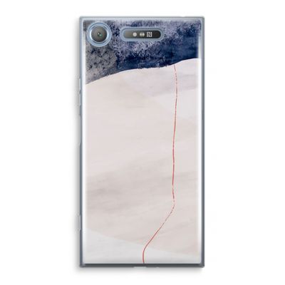Stone White: Sony Xperia XZ1 Transparant Hoesje
