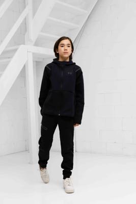 Under Armour Unstoppable Fleece Trainingspak Kids Zwart - Maat 128 - Kleur: Zwart | Soccerfanshop