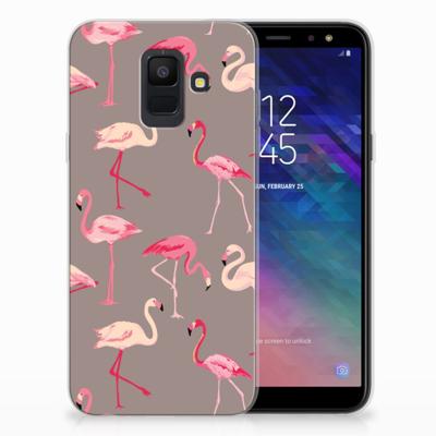 Samsung Galaxy A6 (2018) | TPU Hoesje | Flamingo