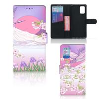 Samsung Galaxy A02s | M02s | Telefoonhoesje | Met pasjeshouder | Bird Flying