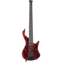 Ibanez EHB1505 Bass Workshop Stained Wine Red Low Gloss 5-snarige headless basgitaar met gigbag