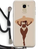 Let's get salty: Samsung Galaxy J6 (2018) Transparant Hoesje met koord