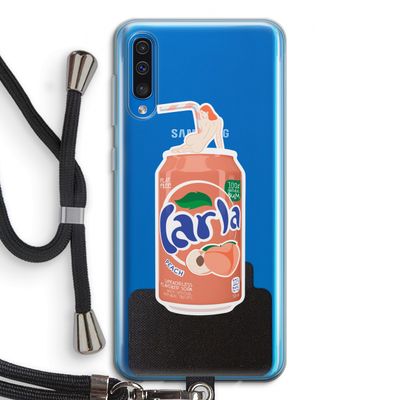 S(peach)less: Samsung Galaxy A50 Transparant Hoesje met koord