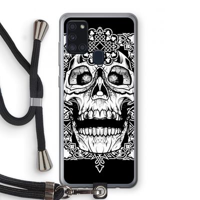 Seek & Destroy: Samsung Galaxy A21s Transparant Hoesje met koord