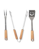 HEMA Barbecue bestekset rvs - 3 stuks