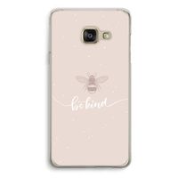 Be(e) kind: Samsung A3 (2017) Transparant Hoesje