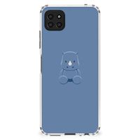 Samsung Galaxy A22 5G Stevig Bumper Hoesje Baby Rhino - thumbnail