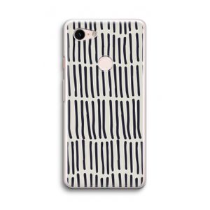 Moroccan stripes: Google Pixel 3 Transparant Hoesje