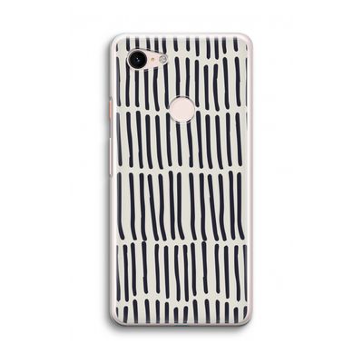 Moroccan stripes: Google Pixel 3 Transparant Hoesje